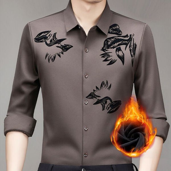 Men's Casual Thickened Warm Shirt