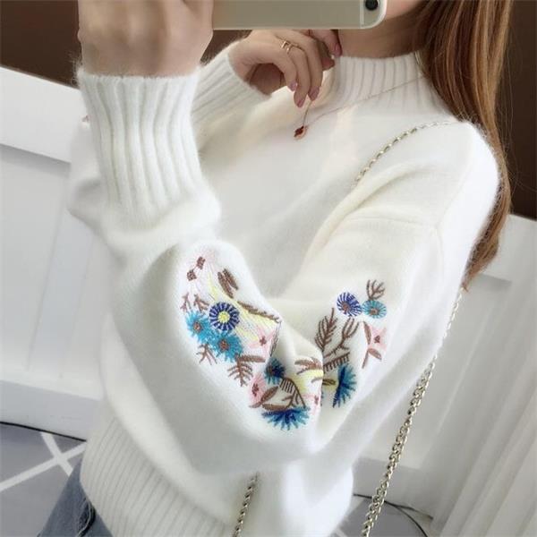 Knitted cashmere Thick Sweater