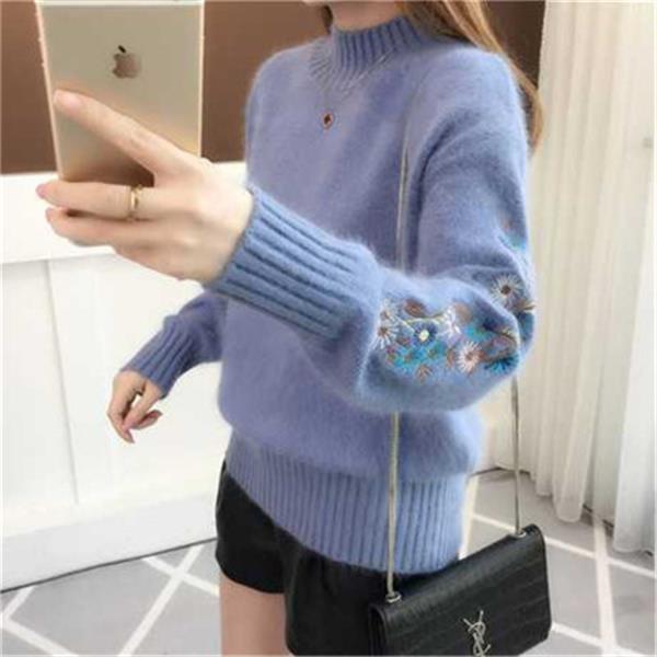 Knitted cashmere Thick Sweater