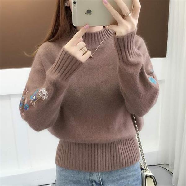 Knitted cashmere Thick Sweater