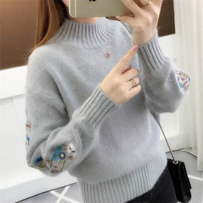 Knitted cashmere Thick Sweater