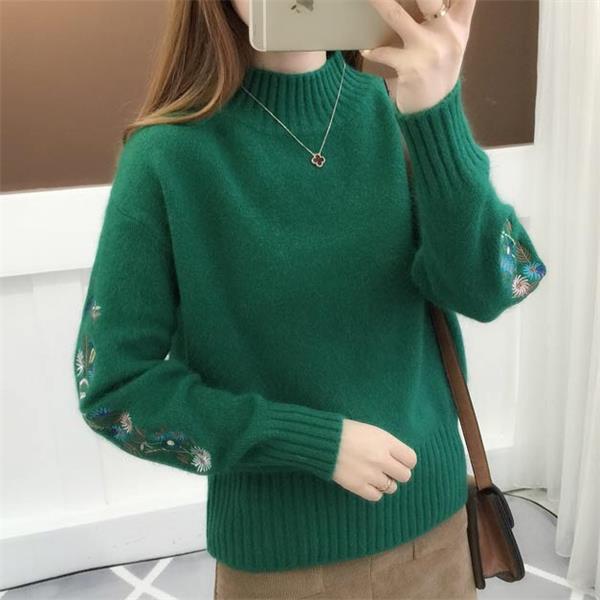 Knitted cashmere Thick Sweater