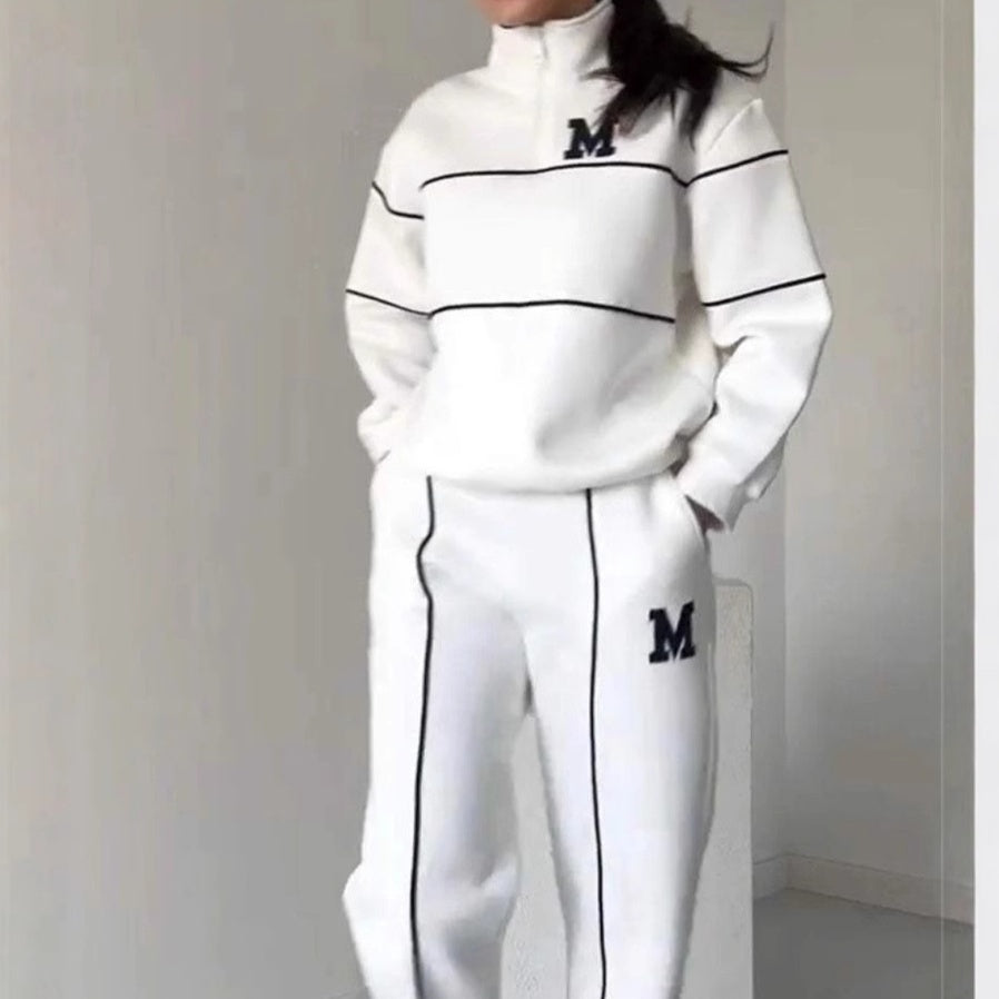 Casual line tracksuit 2-piece set