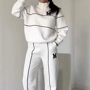 Casual line tracksuit 2-piece set