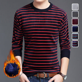 🔥Men's Warm Striped Cozy Fashion Sweater