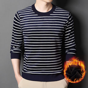 🔥Men's Warm Striped Cozy Fashion Sweater