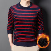 🔥Men's Warm Striped Cozy Fashion Sweater