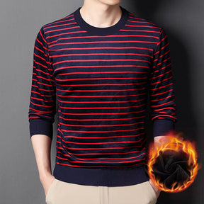 🔥Men's Warm Striped Cozy Fashion Sweater